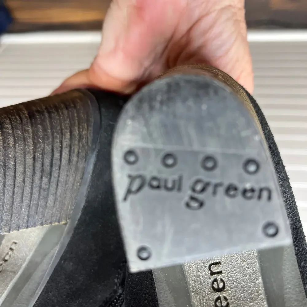 Paul Green Suede Echt Leder Ankle Bootie Size 6.5